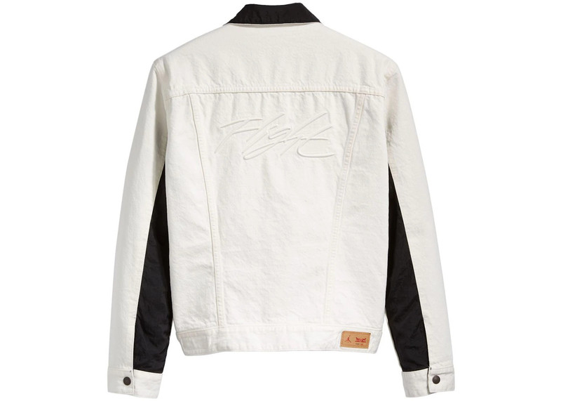 Jordan Air Jordan x Levis Reversible Trucker Jacket White/Black outlook
