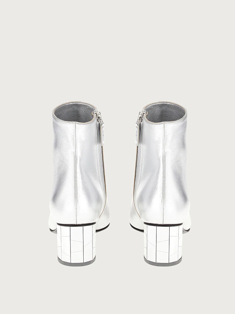 MIRRORED HEEL ANKLE BOOT - 3