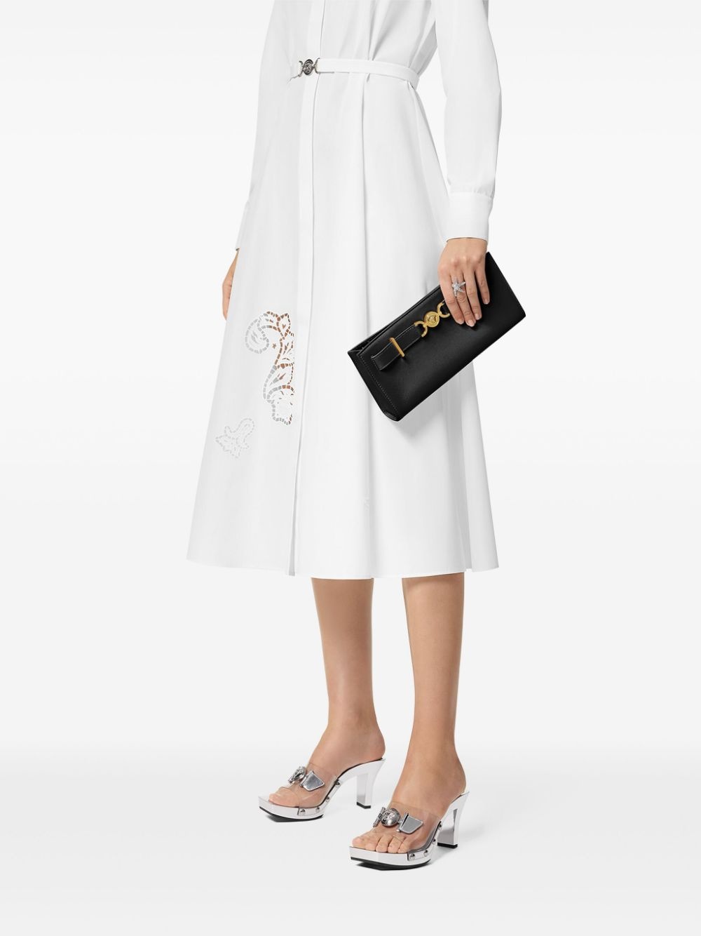 Medusa '95 leather clutch bag - 2