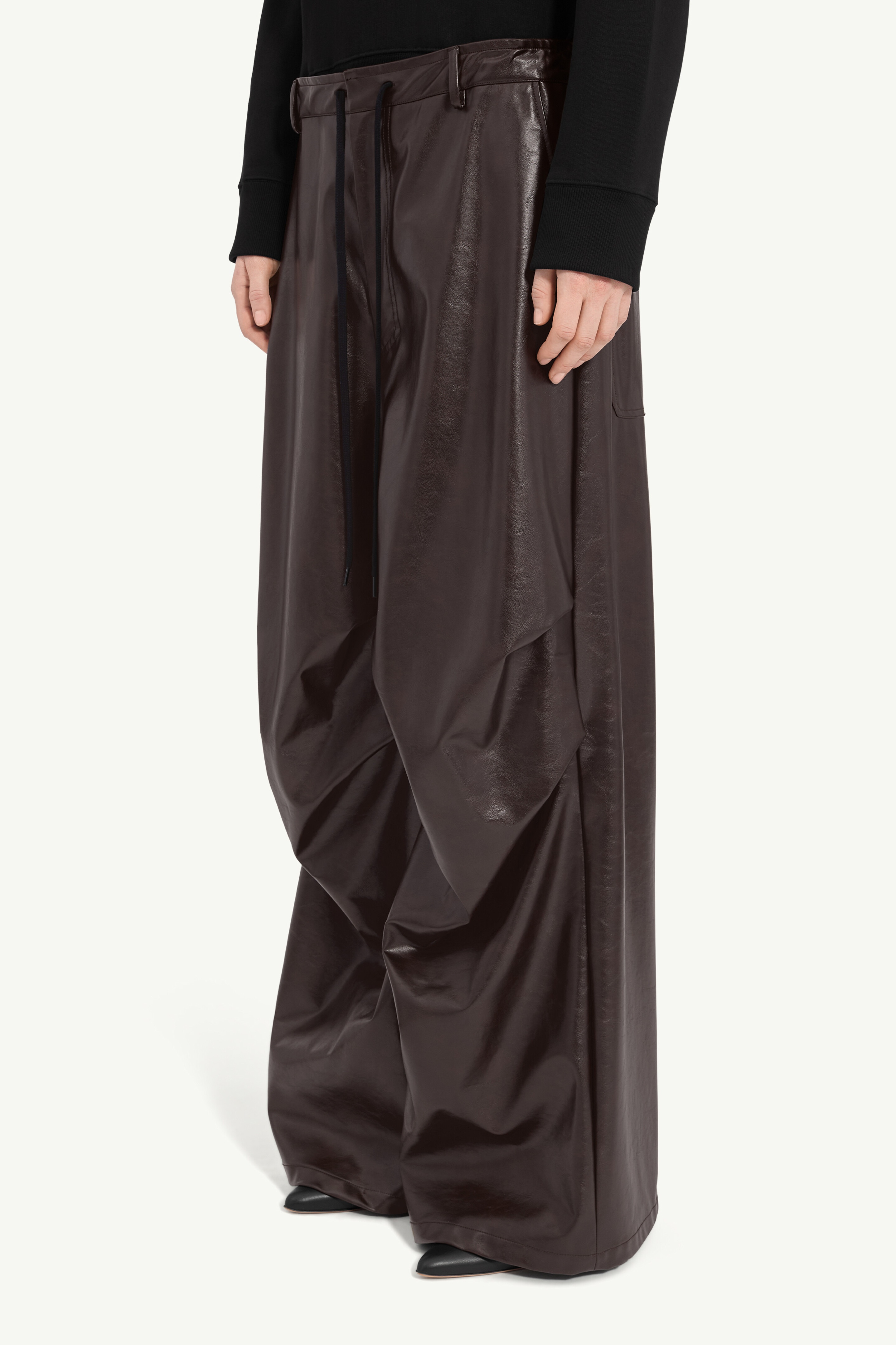 Faux leather trousers - 5
