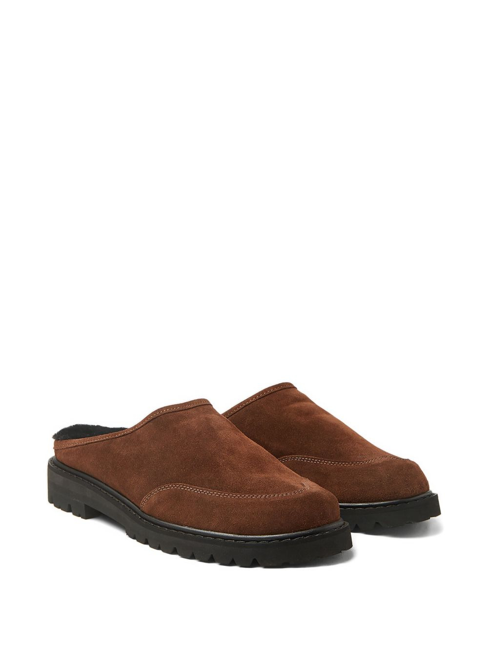 suede mules - 2