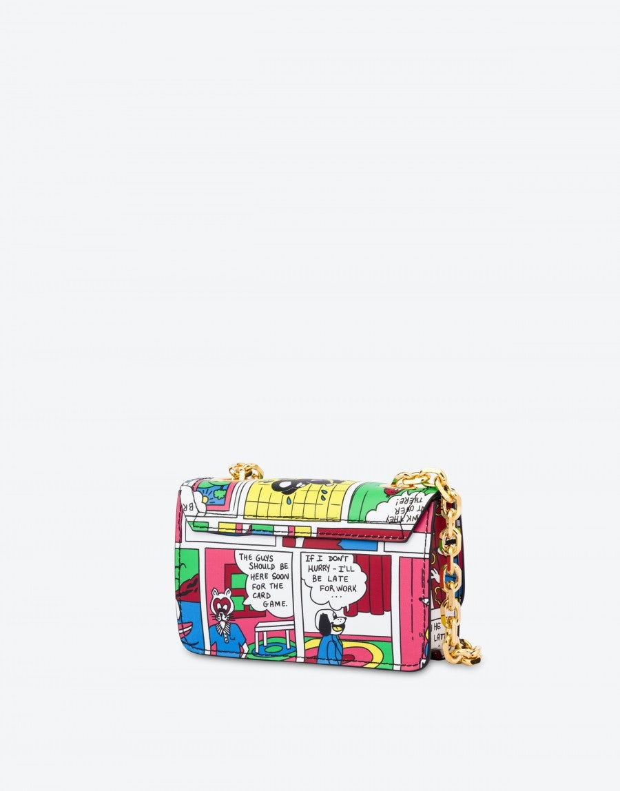 MOSCHINO COMICS MINI M SHOULDER BAG - 2