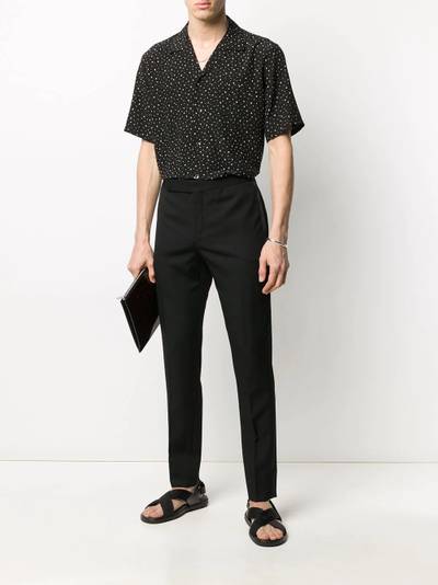 SAINT LAURENT side-stripe tailored trousers outlook