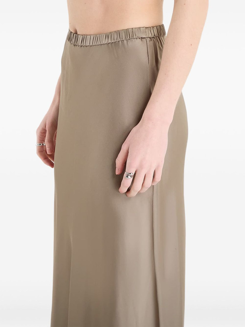 elasticated-waist midi skirt 3