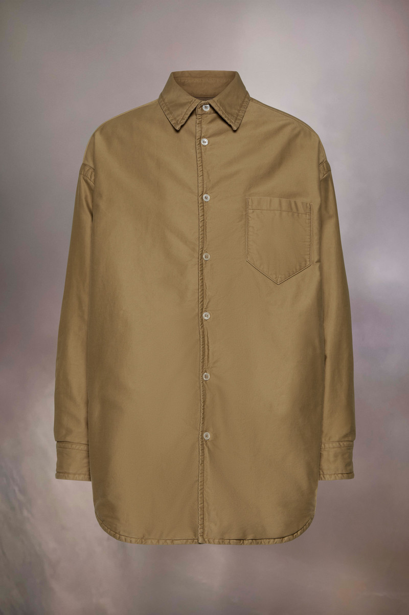 Maison Margiela Padded Satin Cotton Shirt outlook