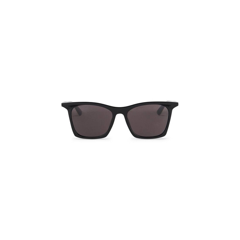 Rim Rectangle Sunglasses Adjusted Fit in Black 1