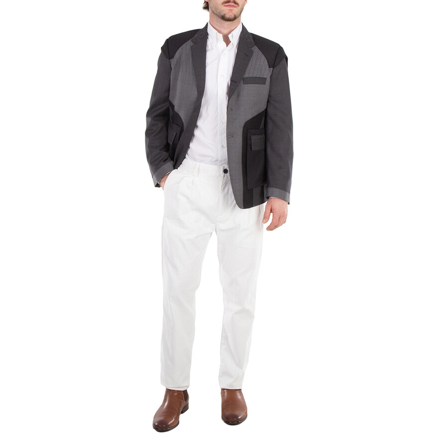 Thom Browne Men's Twill Classic Zig Zag Jacket - 4
