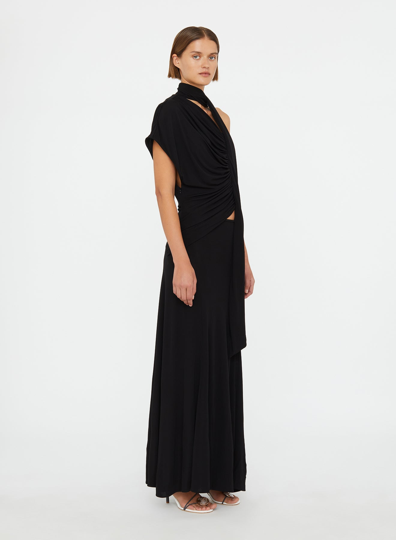 Vienna Jersey Scarf Dress - 3