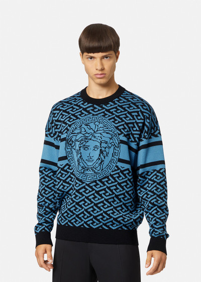 VERSACE La Greca Sweater outlook