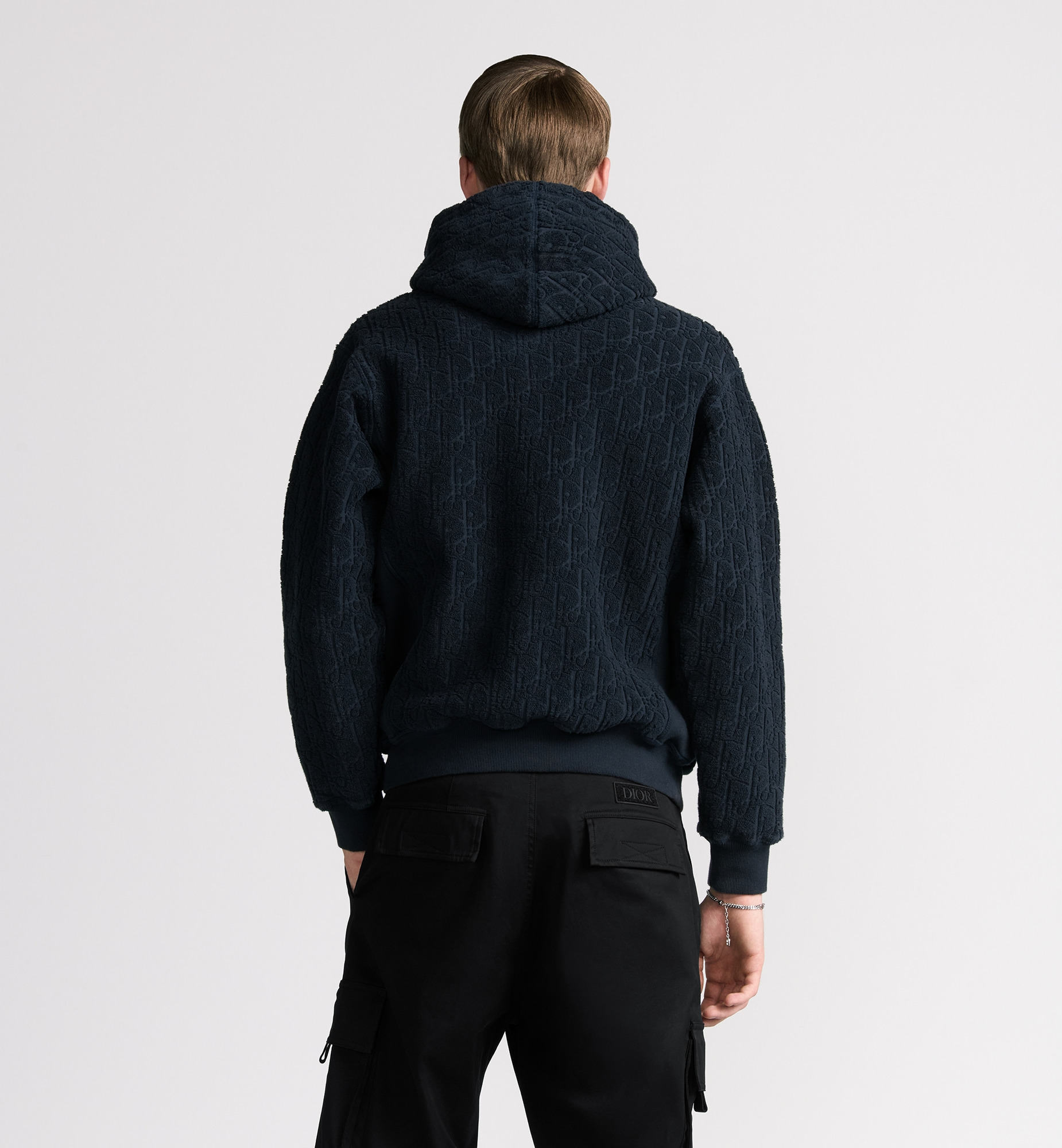 Dior Oblique Relaxed-Fit Hooded Sweatshirt - 4
