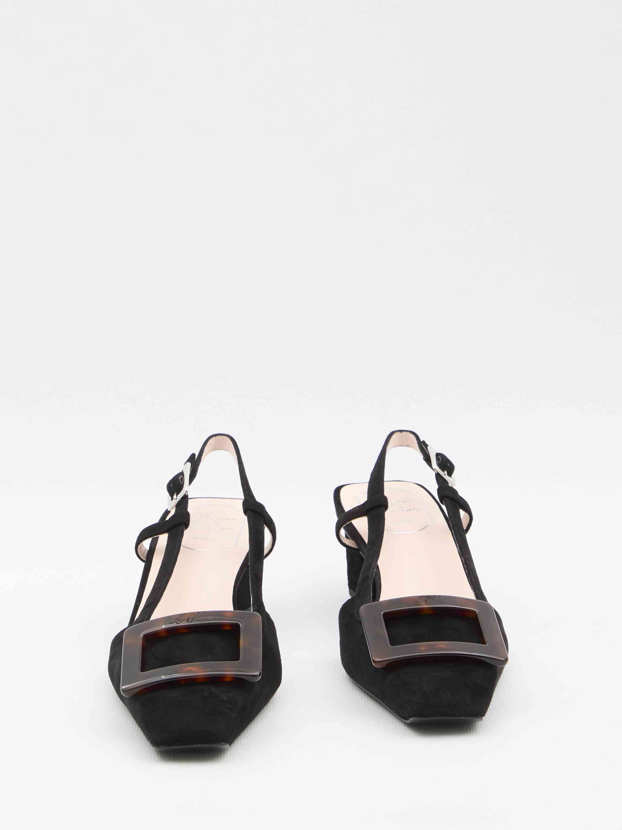 Roger Vivier Women Belle Vivier Slingback Pumps - 5