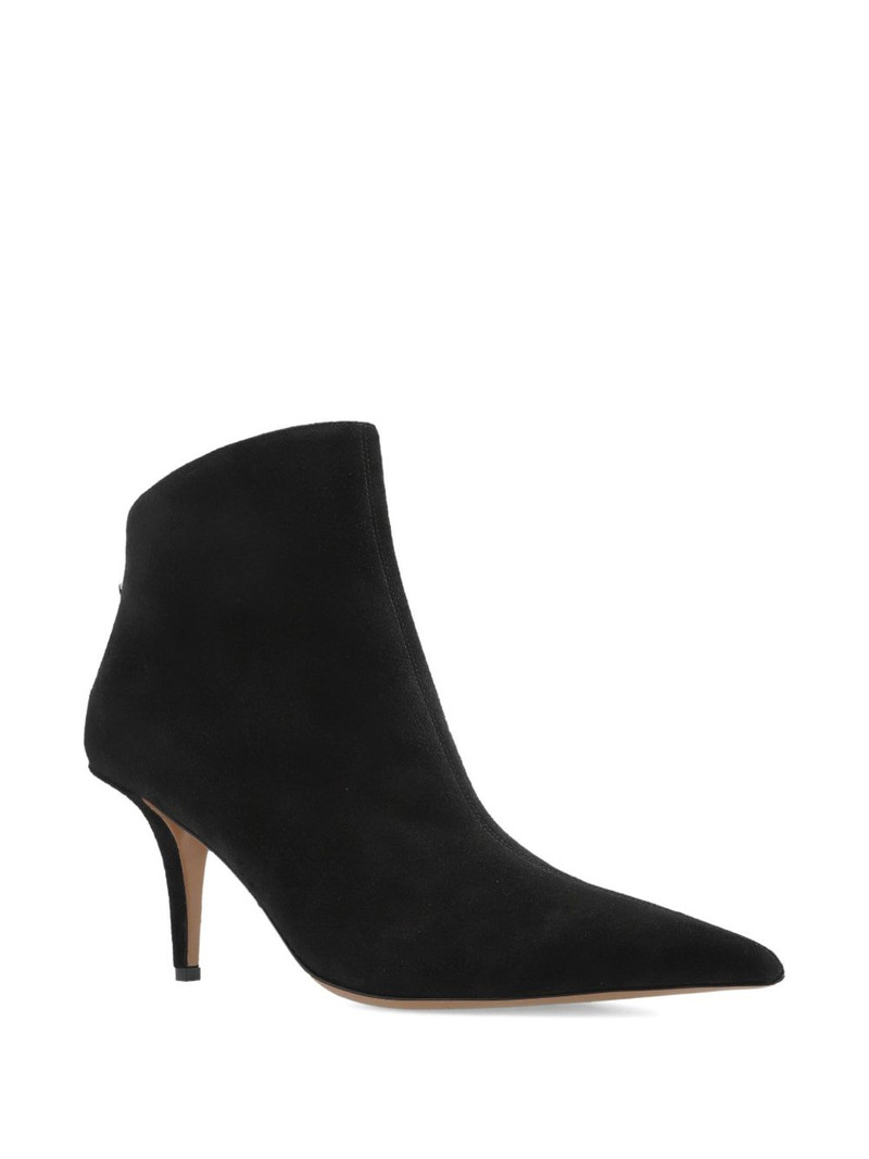 PARIS TEXAS 105mm Jessica pointed-toe suede ankle boots outlook