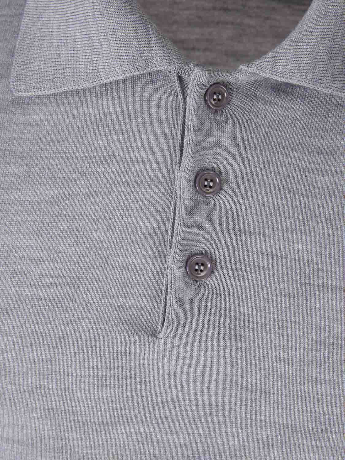 WOOL KNIT POLO - 3