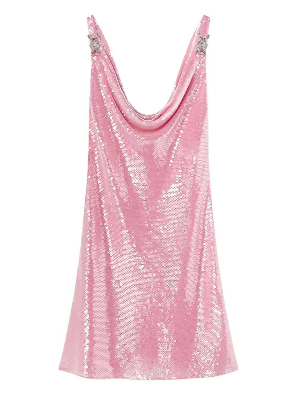 sequinned slip mini dress - 1