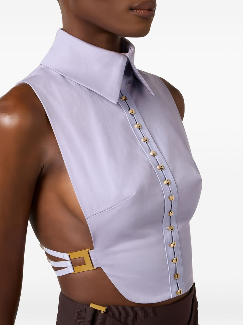 shirt-collar cotton bib 5