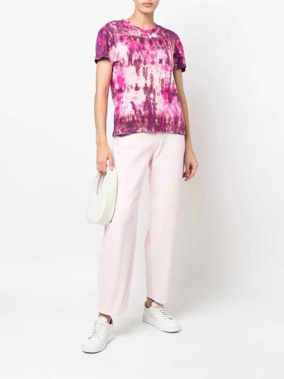 AMI Paris tie dye-print cotton T-shirt outlook