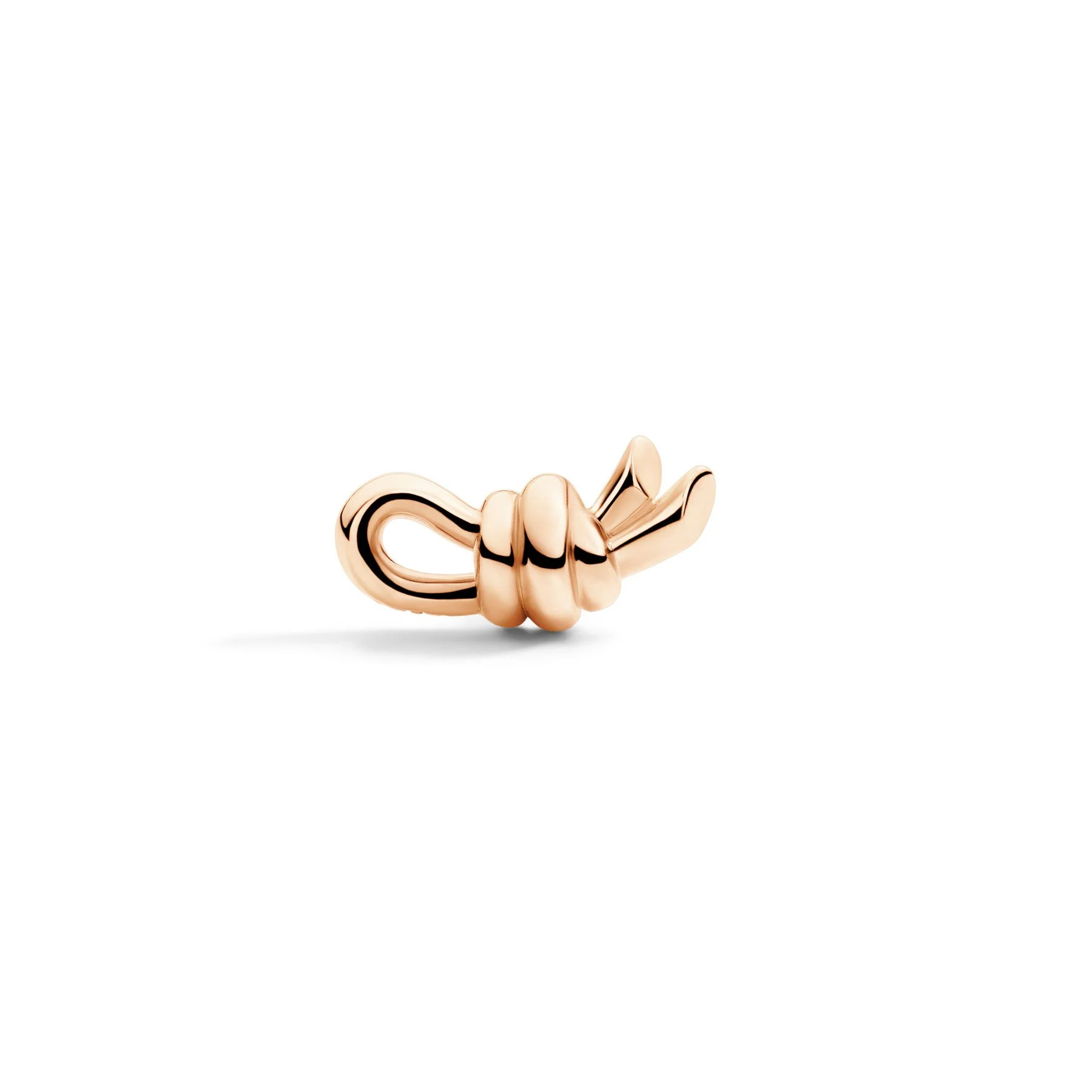 ROSE GOLD NODO STUD EARRING - 1