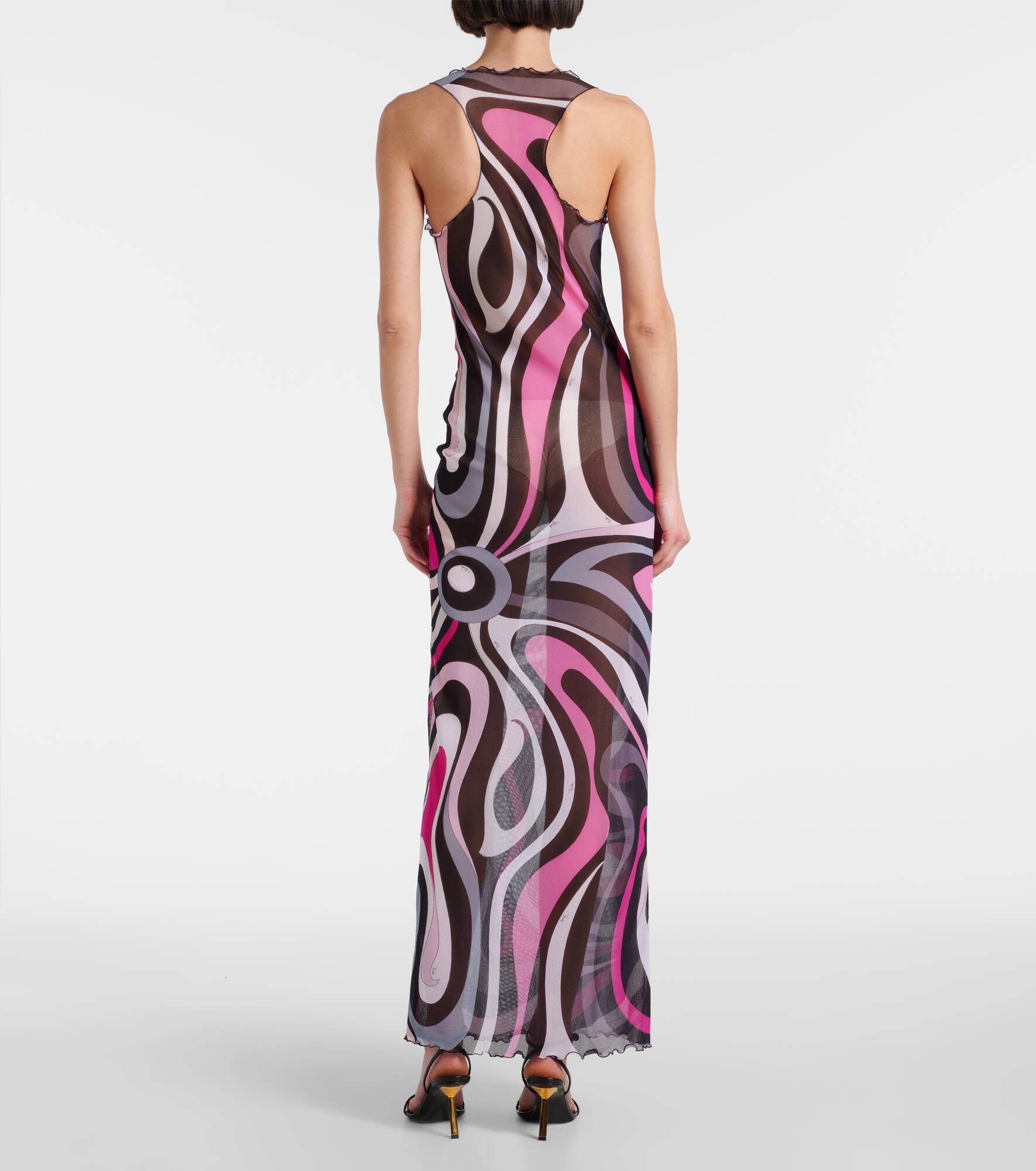 Marmo tulle maxi dress - 3