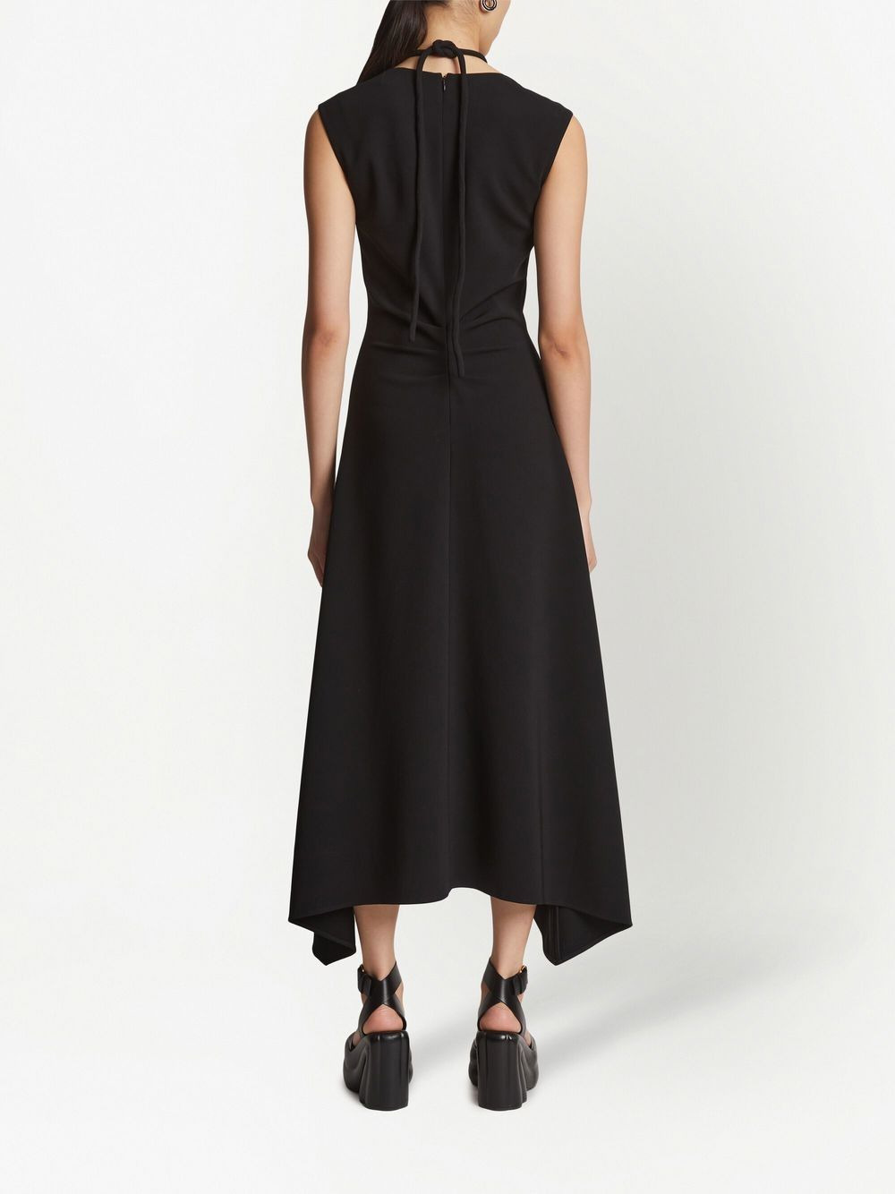 cut-out A-line dress - 4
