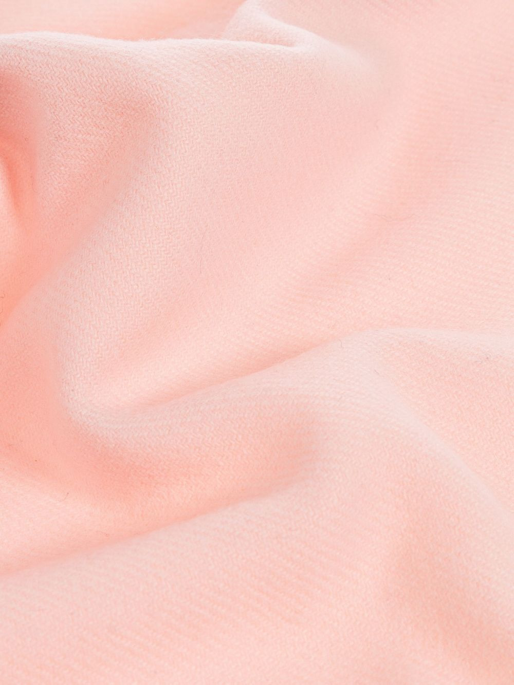 embroidered-logo fringed scarf - 3