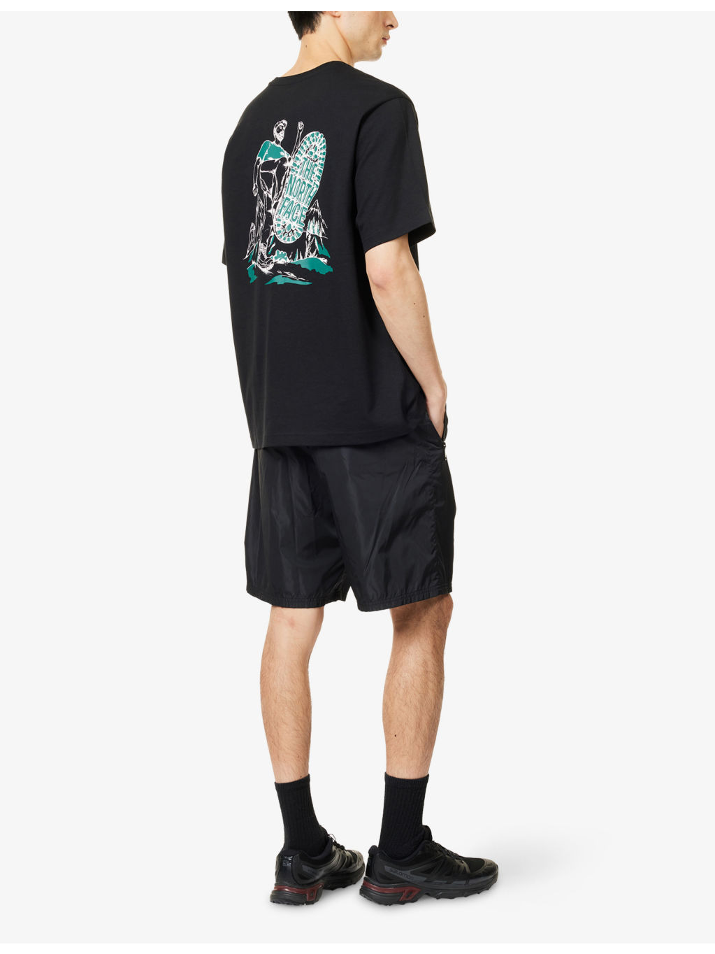Uhke Backpack Relaxed-Fit Cotton-Jersey T-Shirt - 2