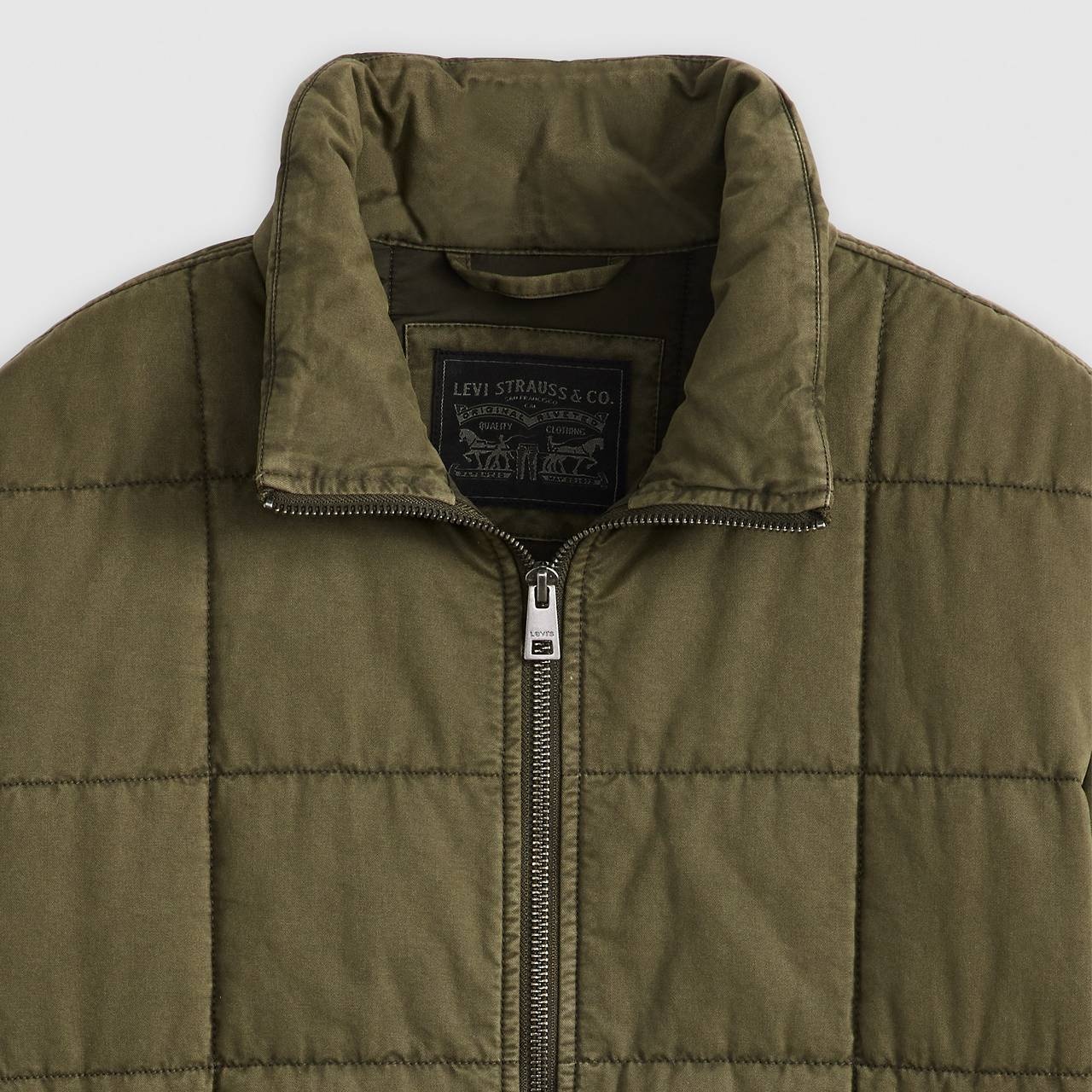 BOX QUILTED COTTON JACKET - 4