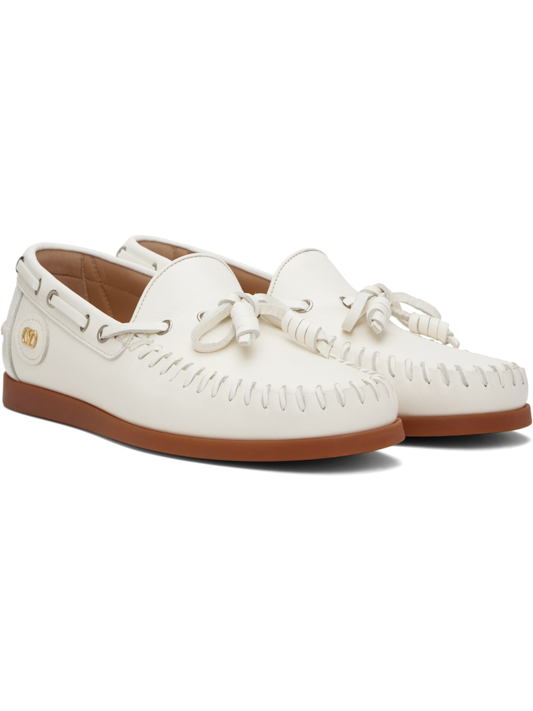 Off-White Palm Avenue Buffalo Leather Boat Shoes - 4