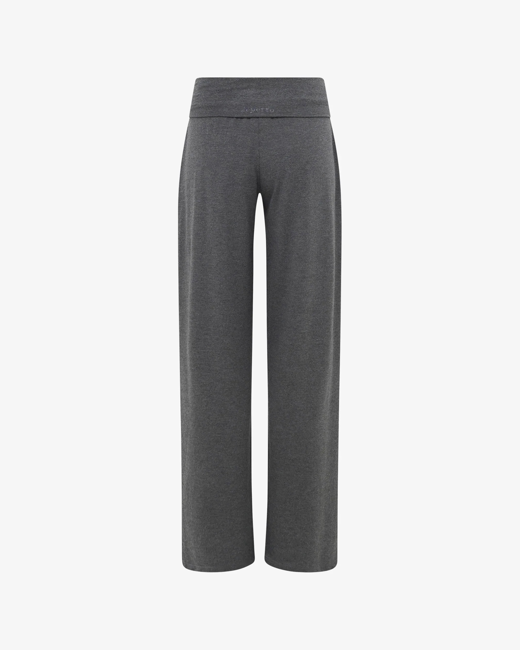 VISCOSE JAZZ PANTS WITH FOLD OVER WAISTBAND - 2