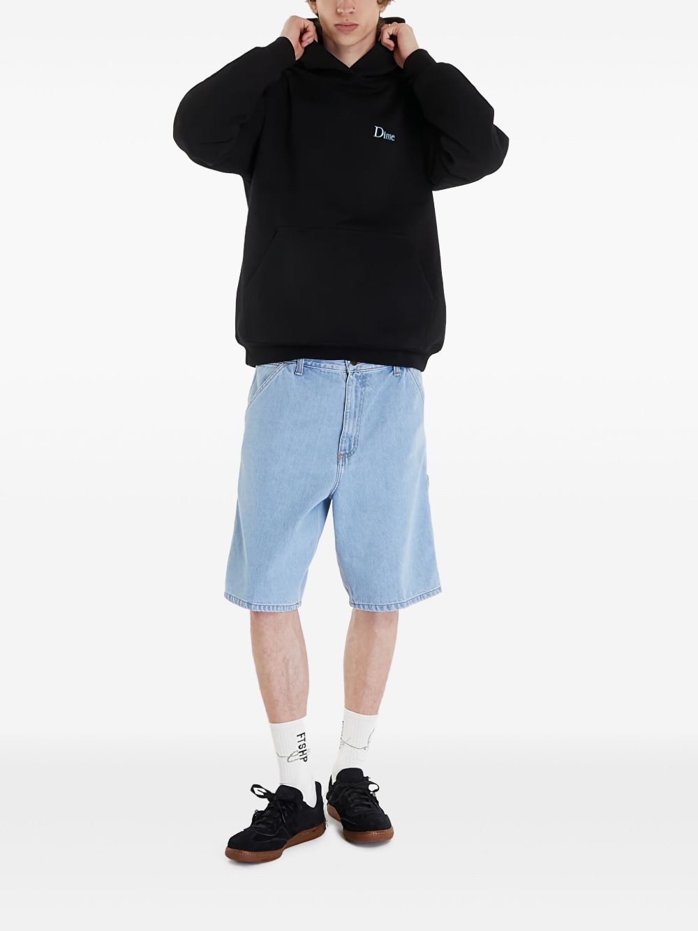 small-logo hoodie - 2