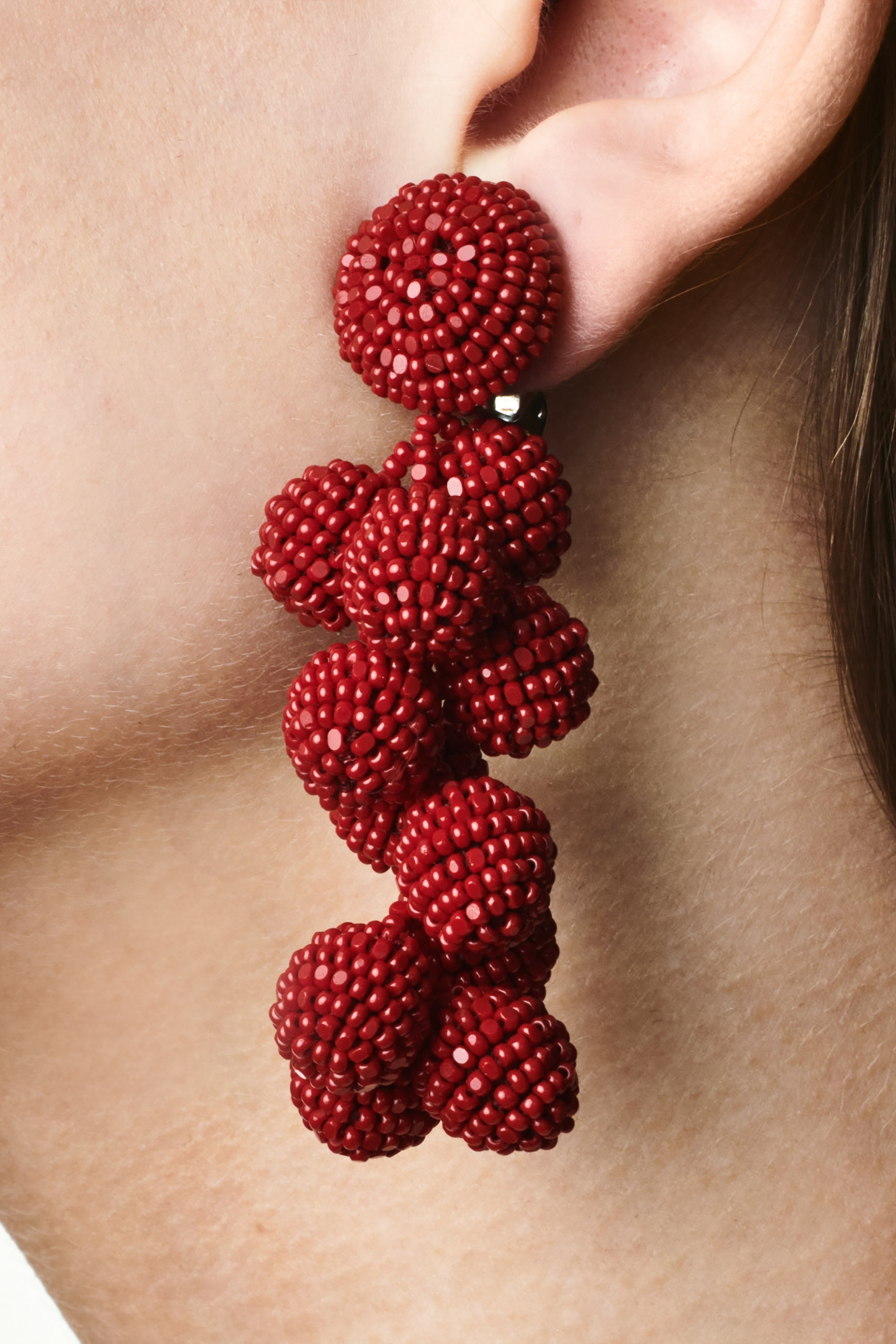 COCONUTS EARRINGS - MERLOT - 2