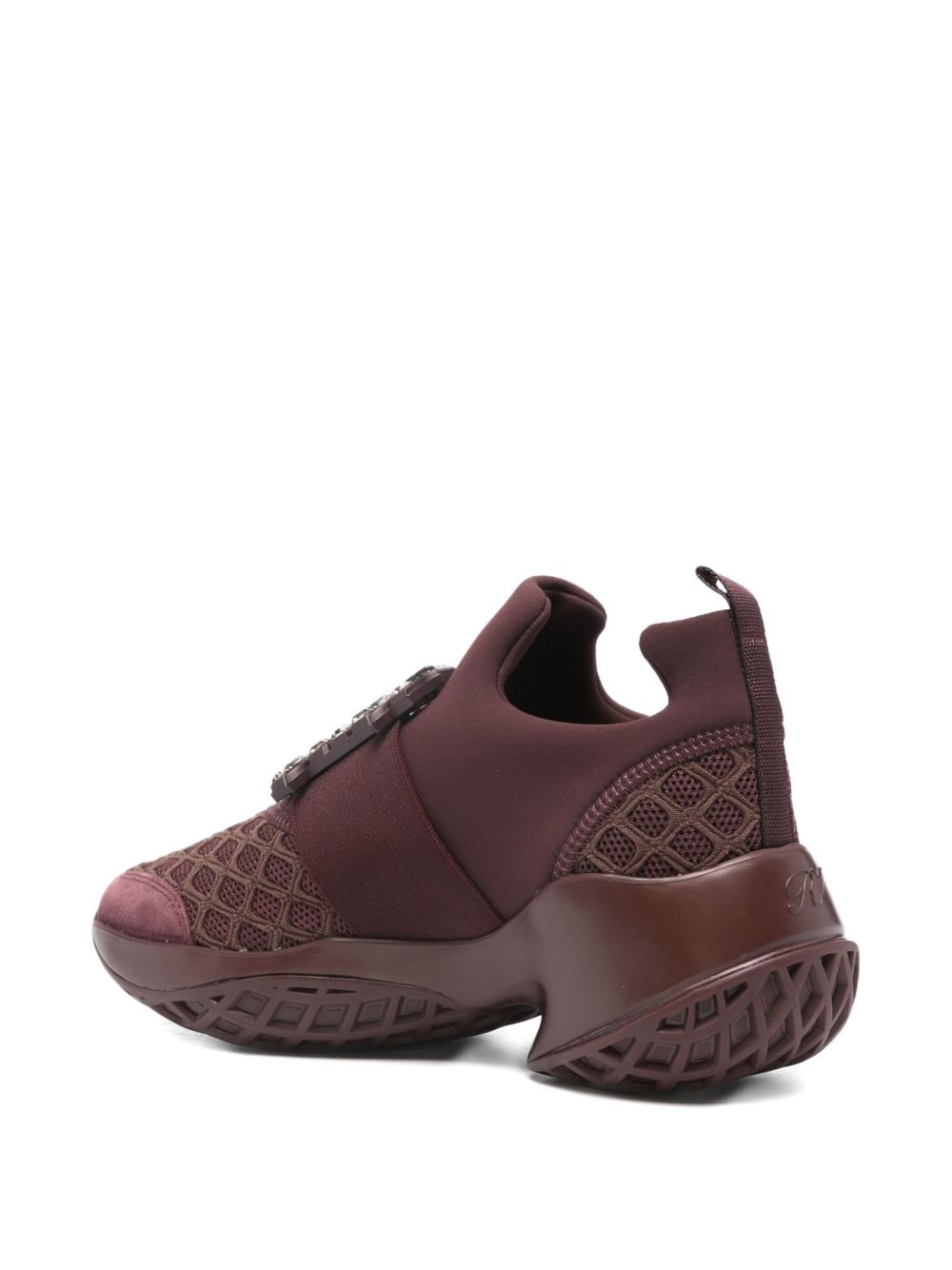 crystal-embellished sneakers - 3