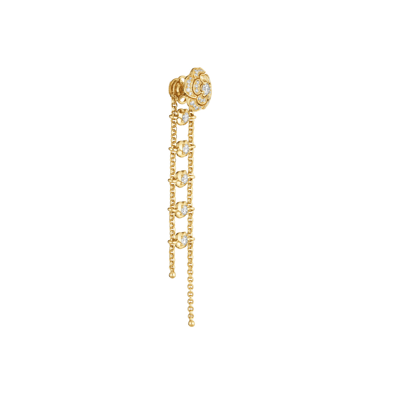 Bouton de Camélia transformable earrings - 3