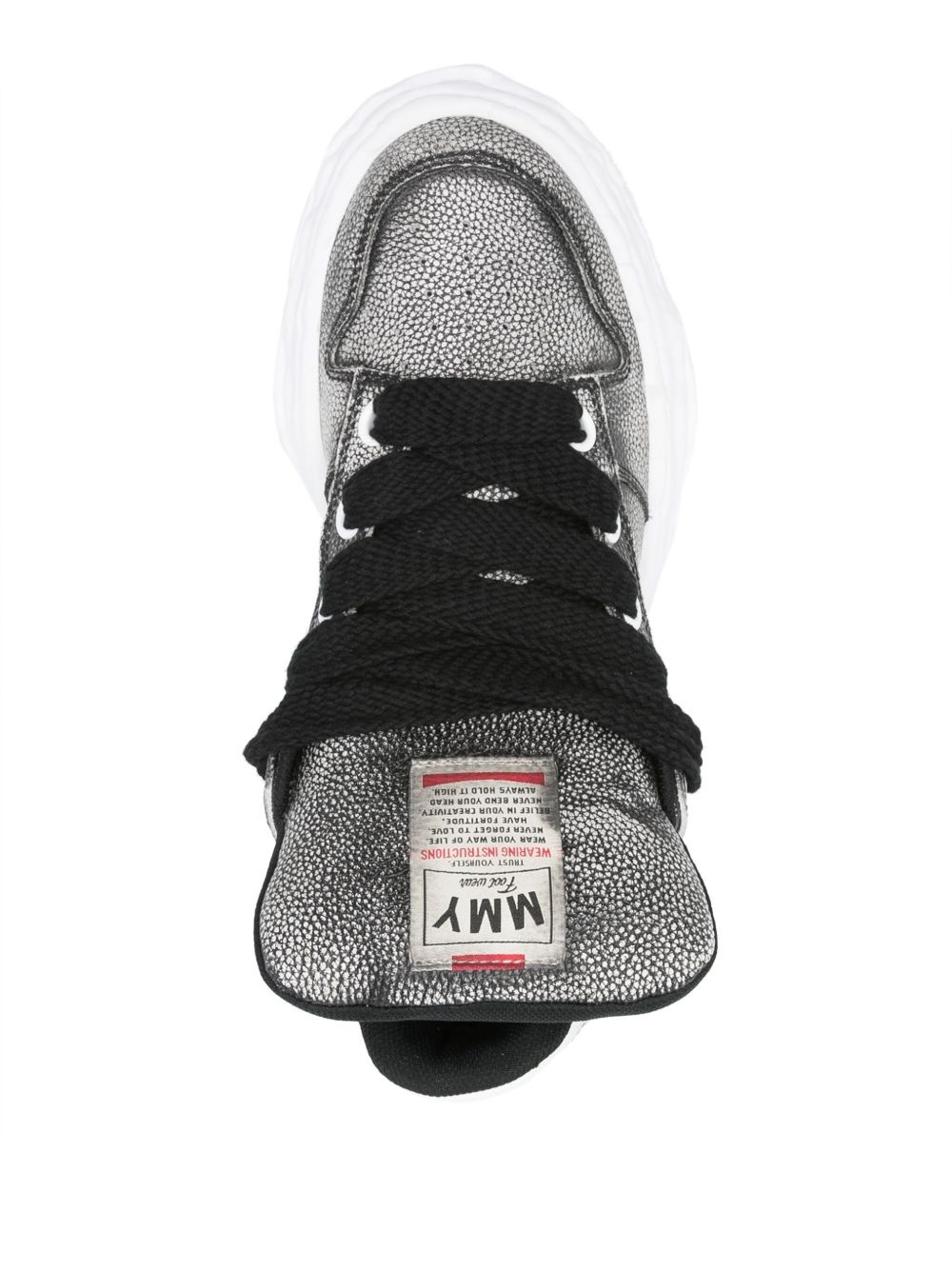leather sneakers - 4