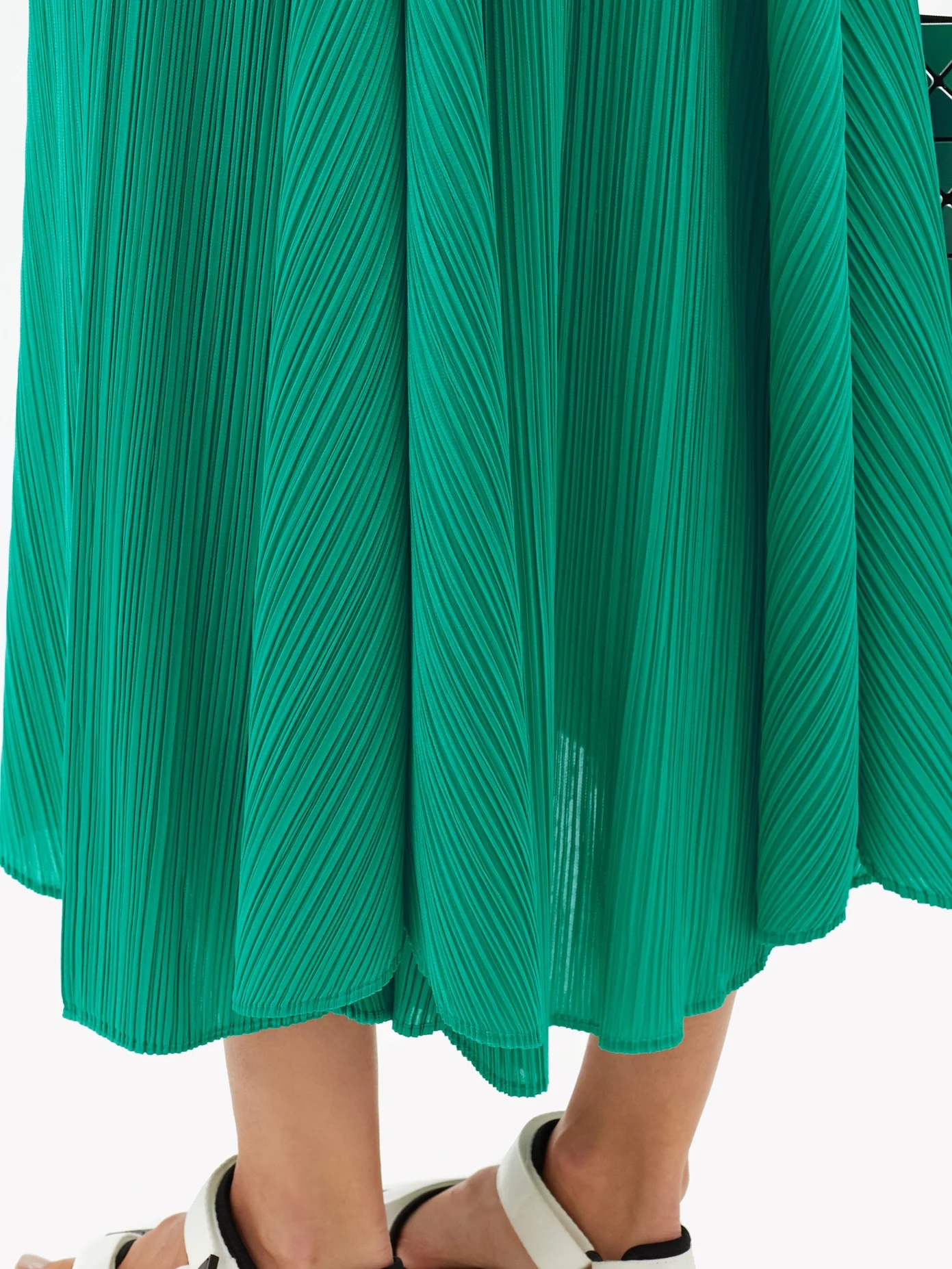 Technical-pleated dress - 4