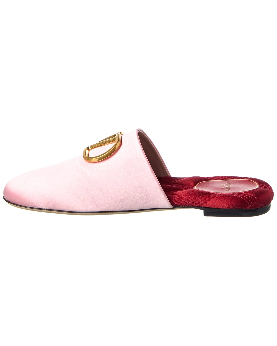 Valentino VLogo Signature Satin Mule - 2
