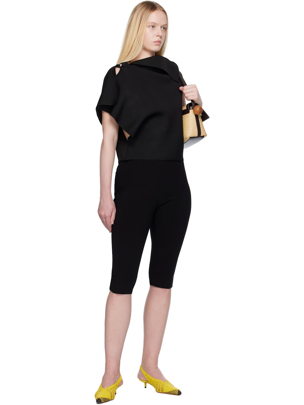 Black La Croisière 'The Trapèze knit' Top - 4