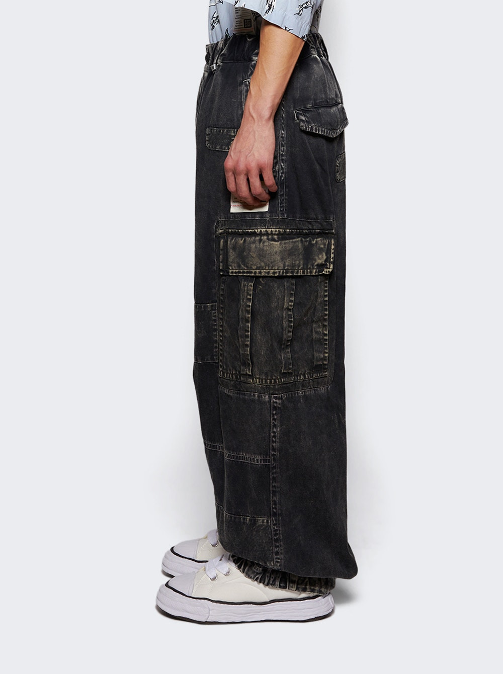 Repair Cargo Trousers Black - 3
