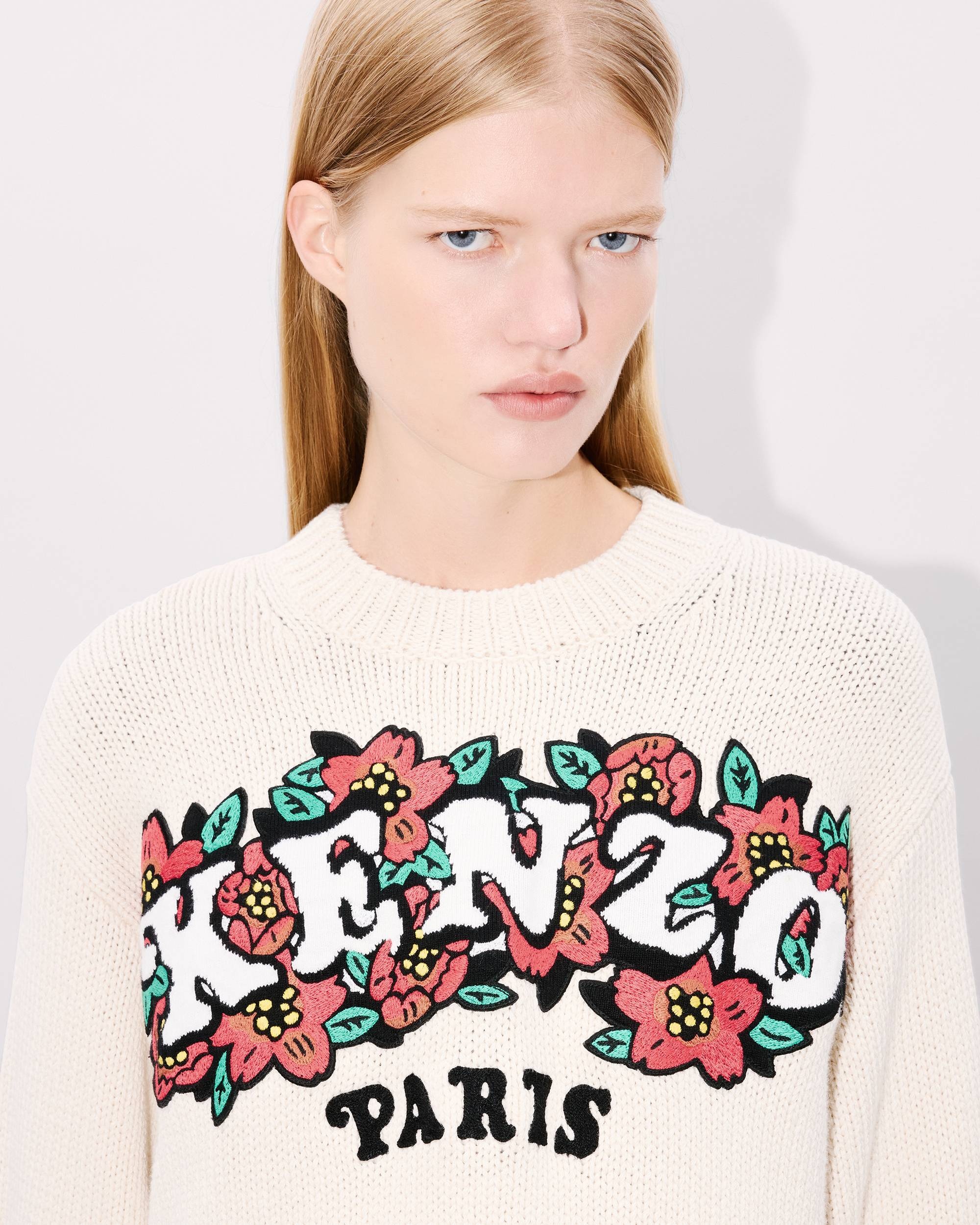 'KENZO VERDY MARKET' embroidered jumper in wool and cotton - 6