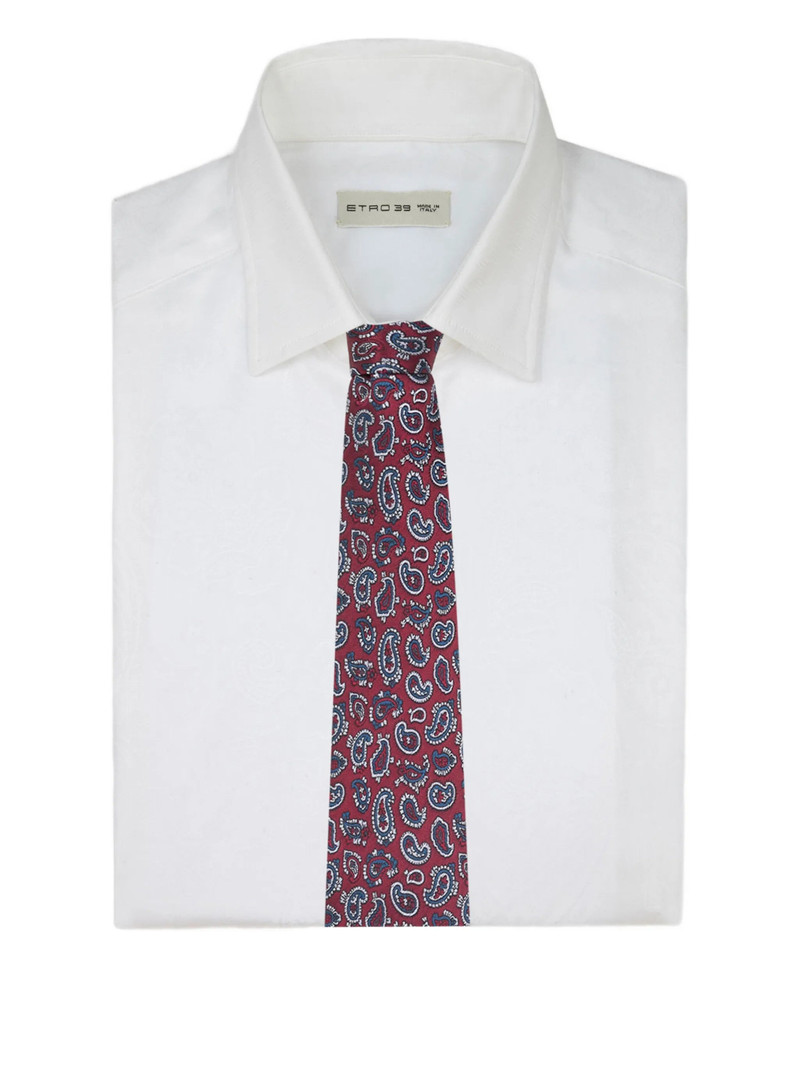 Etro Etro Jacquard Paisley Silk Tie outlook