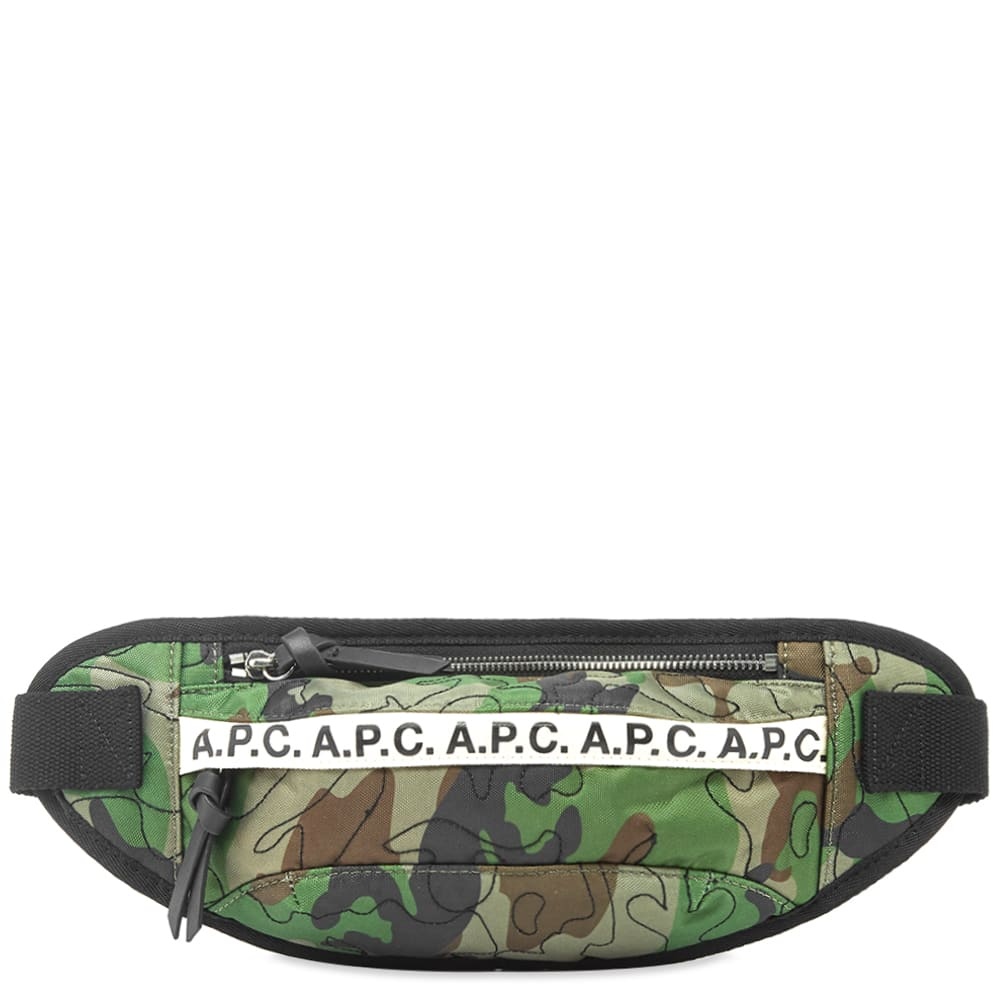 A.P.C. Camo Stitch Cross Body Bag - 1