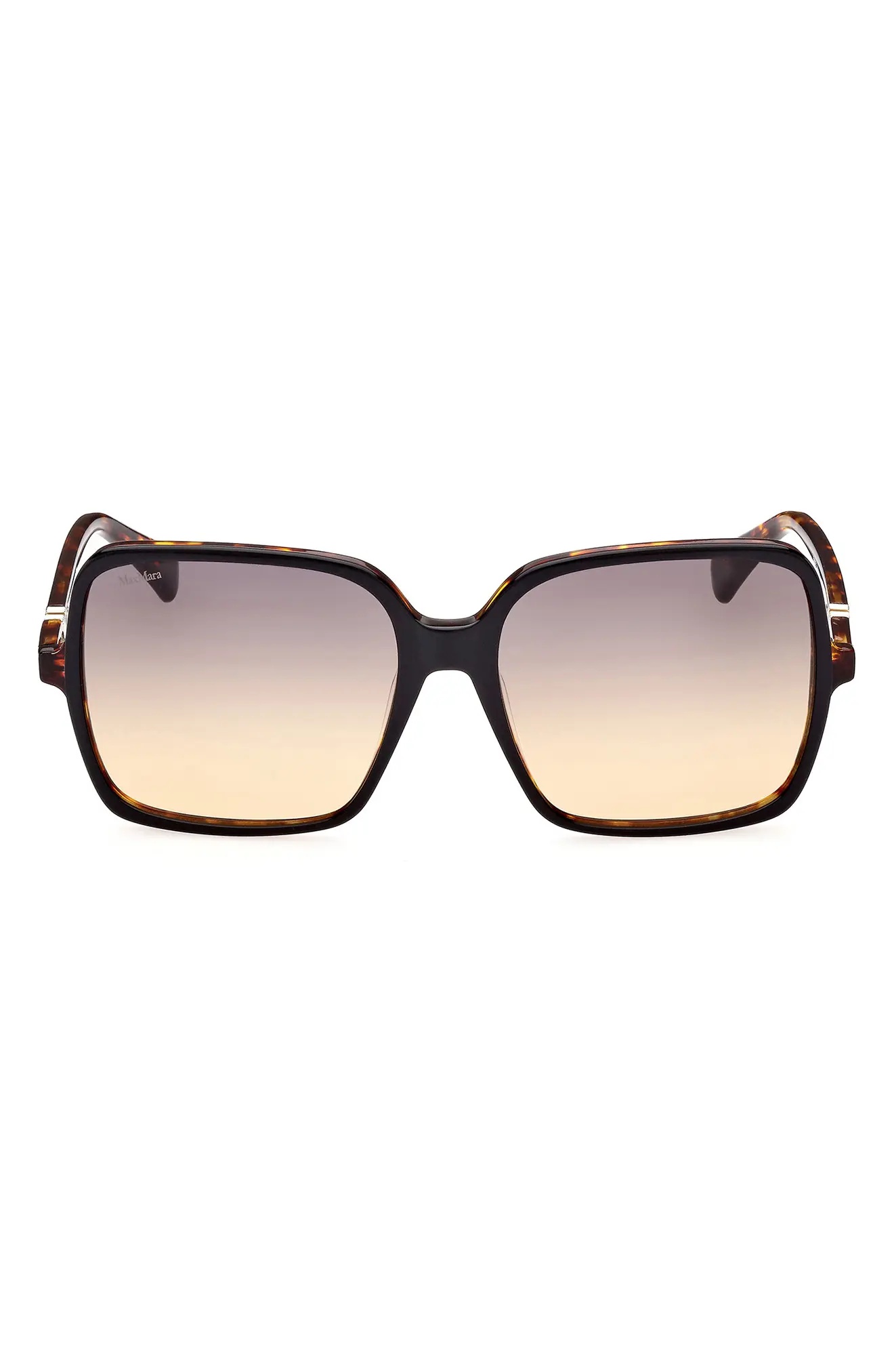 60mm Gradient Square Sunglasses - 1