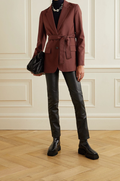 Proenza Schouler Belted twill blazer outlook