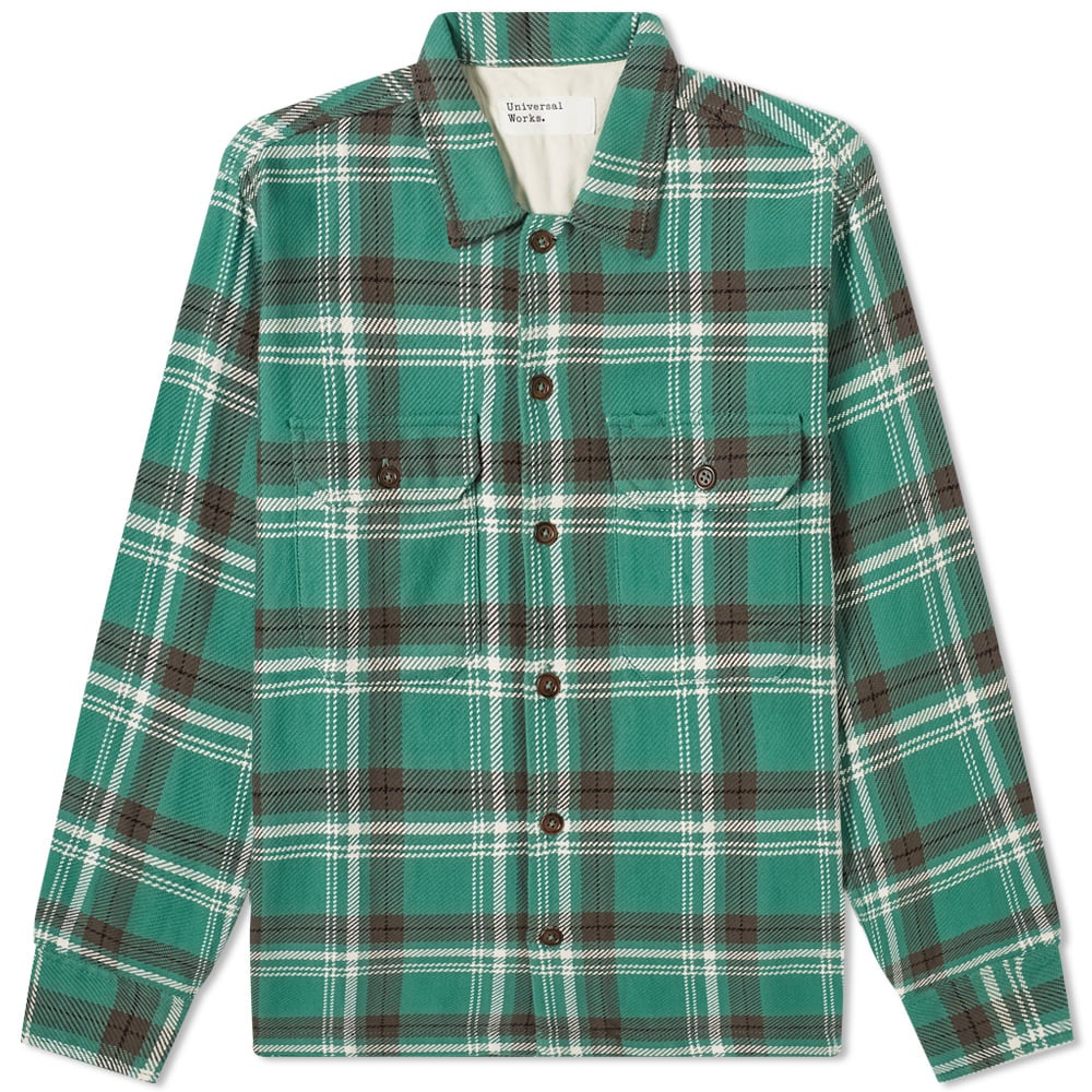 Universal Works Heavy Check Utility Shirt - 1