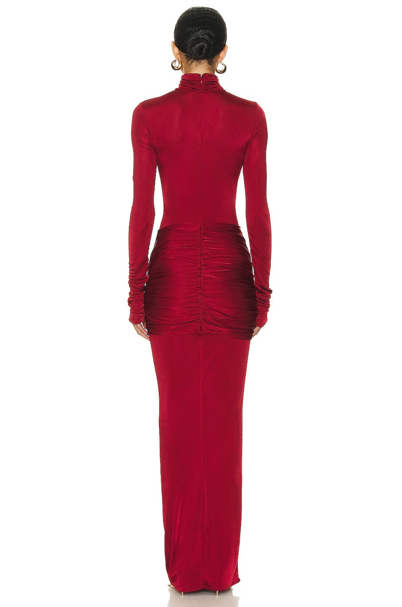 Slinky Jersey Sarong Maxi Dress 3