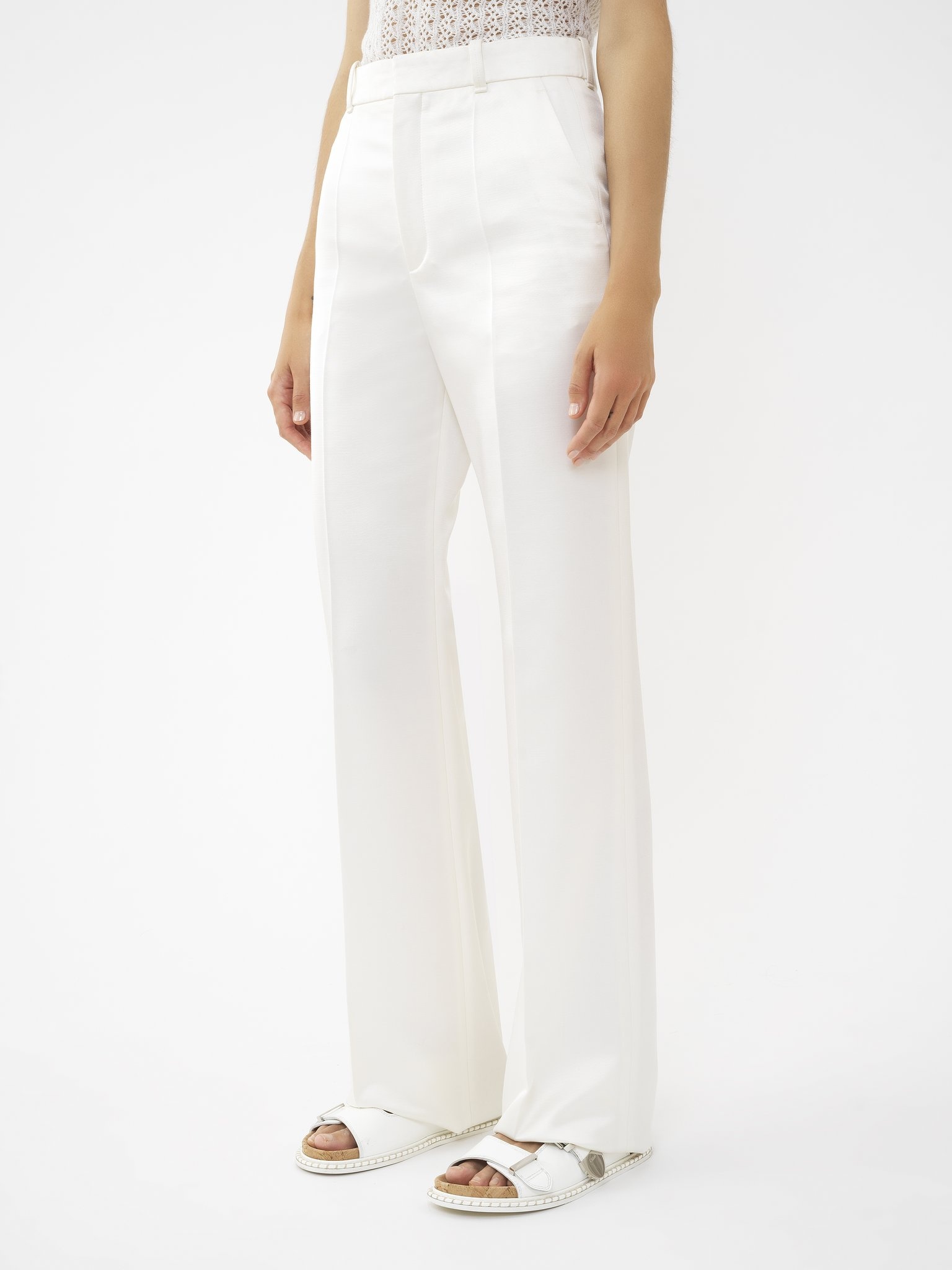 HIGH-RISE TAILORED PANTS - 4