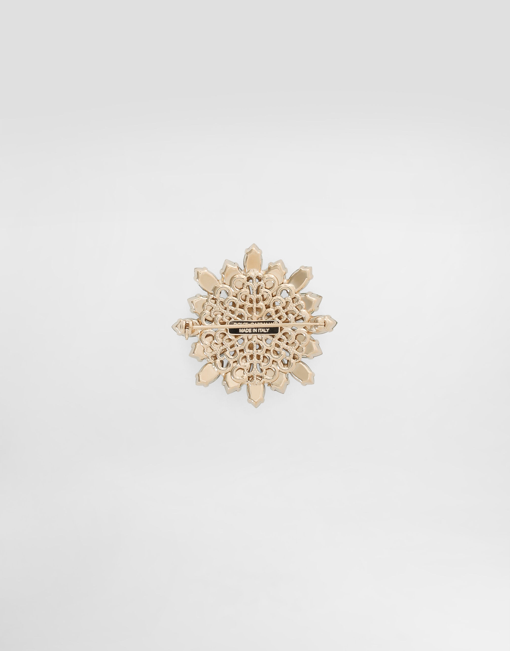 Brooch with rhinestones - 3