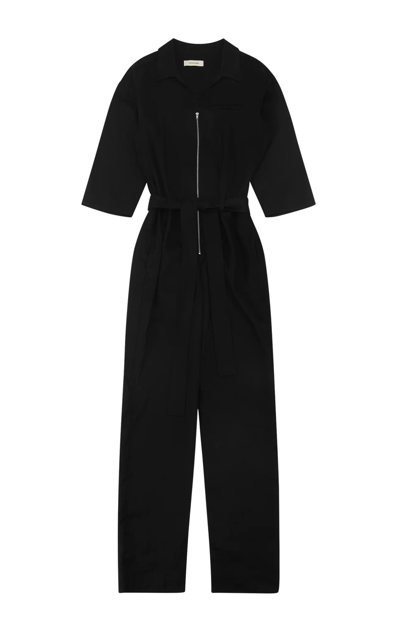 LONGSUIT BLACK LINEN 1