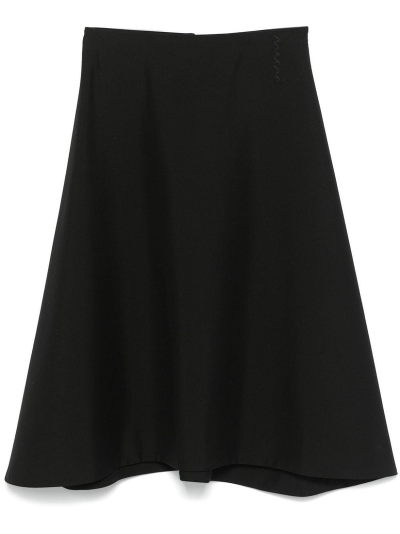 virgin-wool midi skirt 1