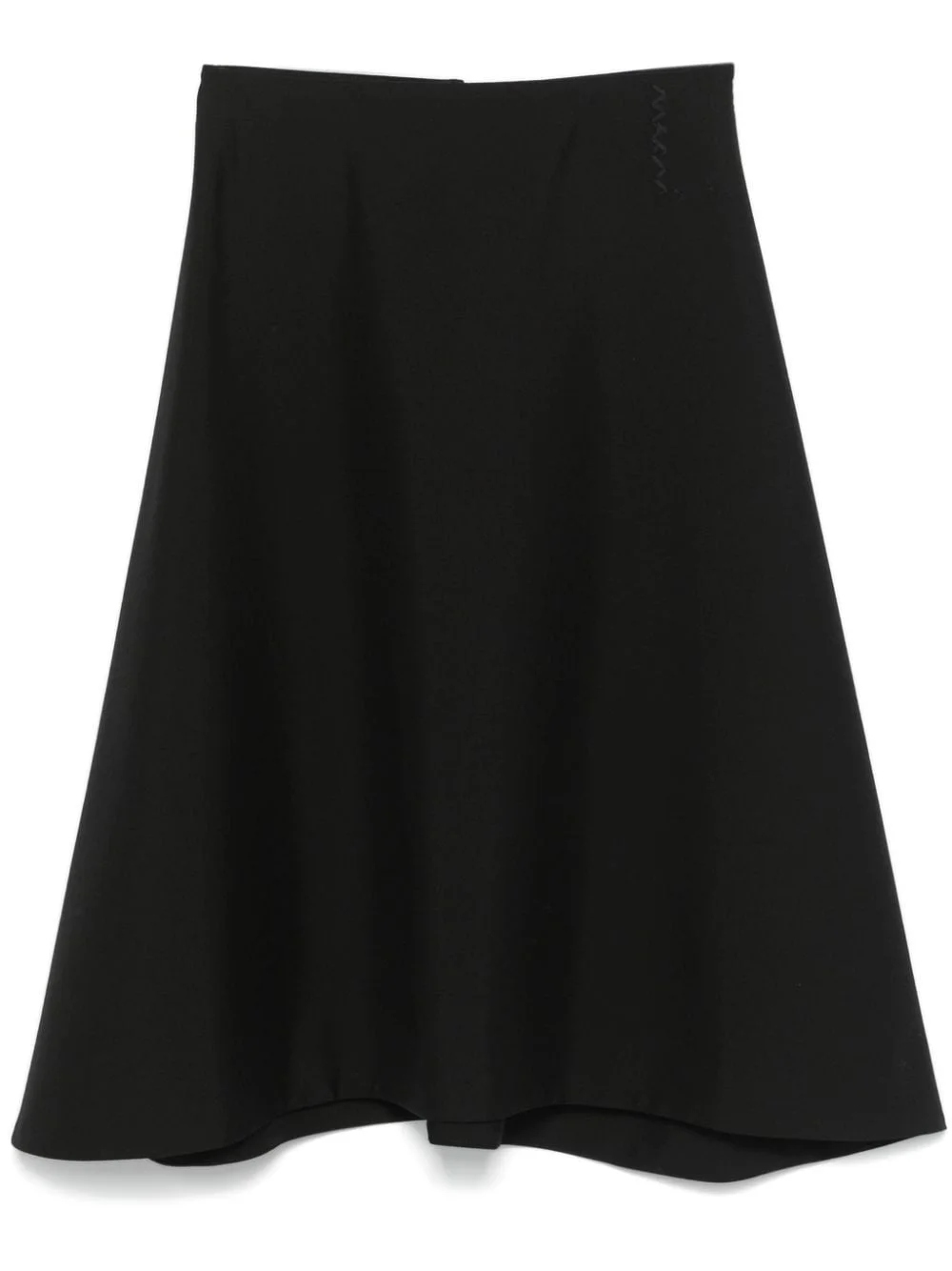 virgin-wool midi skirt - 1