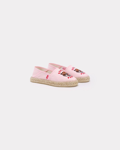 KENZO 'KENZO Lucky Tiger' special fit embroidered canvas espadrilles outlook